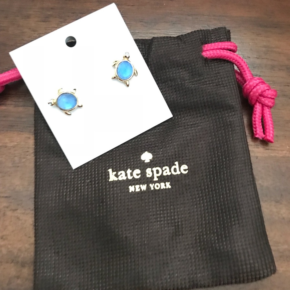 Kate spade paradise found turtle earrings
